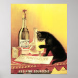 Affiche de bourgeois d'absinthe