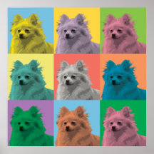 Affiche de Bruit-Art de Pomeranian