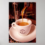 Affiche de café express