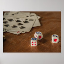 Affiche de cartes et de matrices de jeu/copie