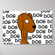 Affiche de chien