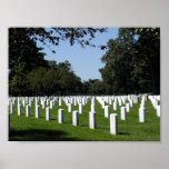 Affiche de cimetière d'Arlington
