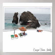 Affiche de Cinque Terre Italie