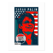 Affiche de couverture de Sarah Palin Carte Postale