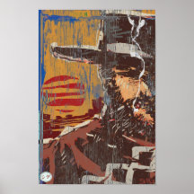 Affiche de cowboy de Smokin