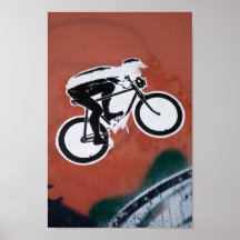 Affiche de cycliste