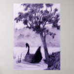 Affiche "de cygne foncé"