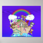Affiche de DÉCORATION de CRÈCHE d'arc-en-ciel d'AR