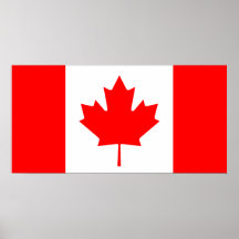 Affiche de drapeau du Canada