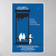 Affiche de film "de Symphonie de la nuit dernière"