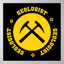 Affiche de géologue