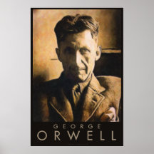 Affiche de George Orwell