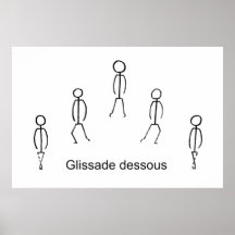 Affiche de glissade