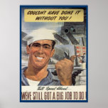 Affiche de guerre de cru de WWI et de WWII