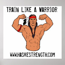 Affiche de guerrier de Navajo