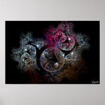 Affiche de jardin de bulle