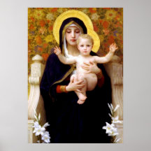 Affiche de Jésus de Mary et de bébé