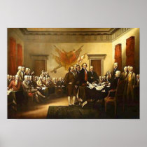 Affiche de John Trumbull de déclaration d'indépend