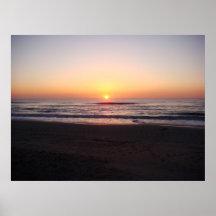 Affiche de lever de soleil