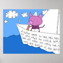Affiche de marin de Kitty