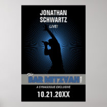 Affiche de Mitzvah de barre de vedette du rock dan posters