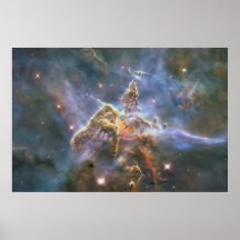 Affiche de mur de nébuleuse de Carina - peinture m