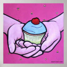 Affiche de petit gâteau