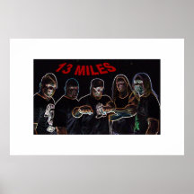affiche de PIC de la bande 13miles