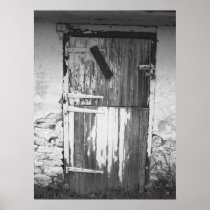 Affiche "de porte de Chambre de ferme"