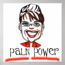 Affiche de puissance de Palin