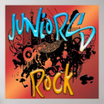 Affiche de roche de juniors