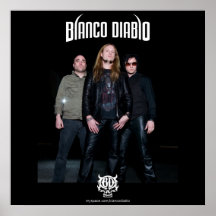 Affiche de rue de Blanco Diablo