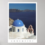 Affiche de Santorini Grèce