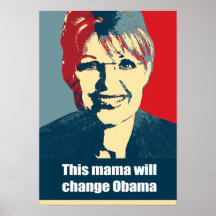 AFFICHE DE SARAH PALIN