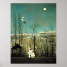 Affiche de soirée de carnaval de Henri Rousseau
