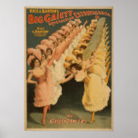 Affiche de VAUDEVILLE de Loi de BURLESQUE de danse