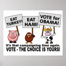 Affiche de vote d'Obama
