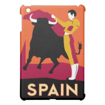 affiche de voyage d'art déco de l'Espagne rétro coques mini ipad