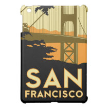 affiche de voyage d'art déco de San Francisco rétr coques mini ipad