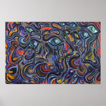 Affiche de yeux par Kris LeBlanc