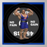 Affiche des Etats-Unis Powerlifter