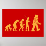 Affiche d'évolution de robot