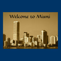 affiche d'horizon de Miami posters