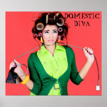 Affiche domestique de diva