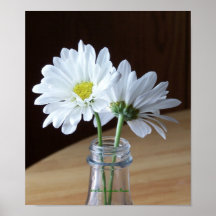 Affiche douce de fleur de simplicité