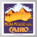 Affiche du Caire d'hôtel de Chambre de Mena