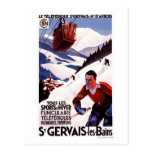 Affiche ferroviaire de promo de funiculaire de SNC Cartes Postales