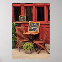 Affiche française de café