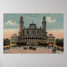 Affiche française vintage - le Trocadero