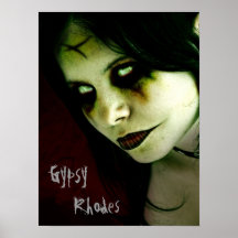Affiche gothique gitane de Rhodes